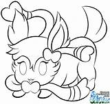 Sylveon Coloring Pokemon Pages Eevee Colouring Chibi Evolutions Cyndaquil Printable Color Getcolorings Deviantart Evolution Getdrawings Print Colorings sketch template