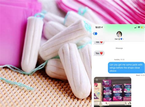 this dad s response to his daughter asking for sanitary pads is