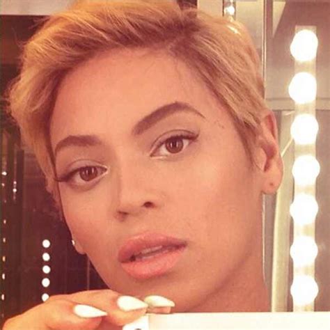 Beyoncé S Pixie Cut Singer Shows Off Short Blond Hairsee The Pics