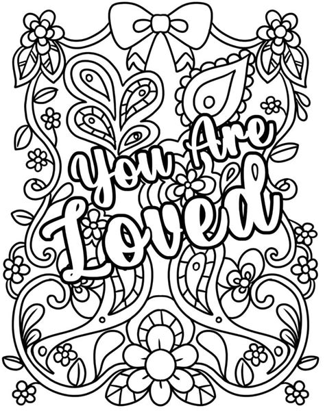 quote coloring pages  adults