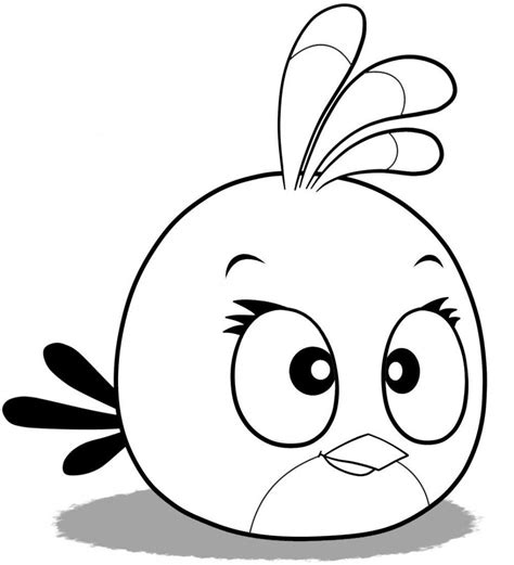 printable angry bird coloring pages  kids bird coloring pages