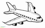 Airplane Coloring Pages Getdrawings sketch template