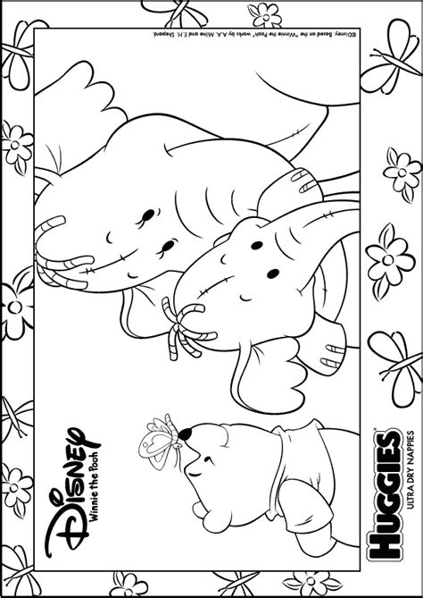 winnie  pooh heffalump coloring pages pooh heffalump coloring