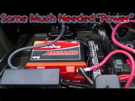 pioneer  dual battery install youtube