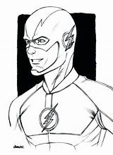 Flash Para Justice League Pages Colorir Desenhos sketch template