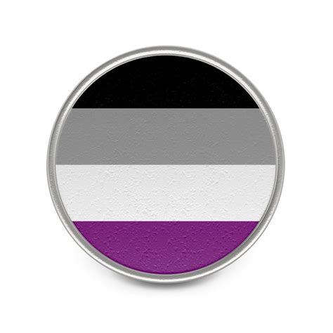 asexual pride flag pin lgbtq pride ace pride asexuality ace etsy