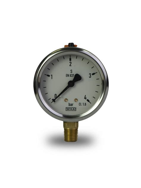 pressure gauge   bar diameter   connection  wika gas
