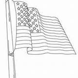 Drapeau Etats Unis Américain Americain sketch template
