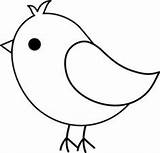 Bird Drawing Simple Birds Drawings Clipart Easy Flying Sketch Kids Draw Clip Hummingbird Coloring Phoenix Line Pages Outline Printable Pikachu sketch template