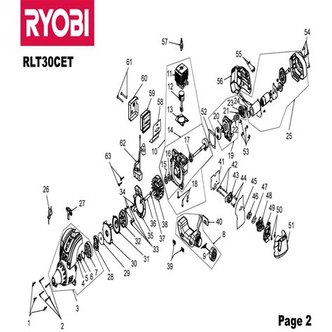 Buy A Ryobi Rlt30cet Spare Part And Fix Your 25 Cc Line Trimmer Today