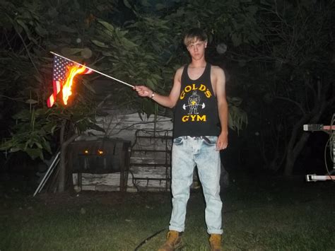 Dylann Roof Spat On And Burned The American Flag But