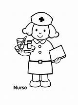 Krankenschwester Ausdrucken Malvorlagen sketch template