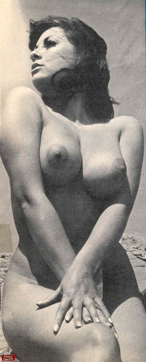 voluptuous vintage sixties model june palmer posing nude movie titan