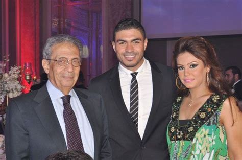 photos amr moussa mohamed hamaki khaled selim and dina meet at a wedding arabia weddings