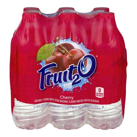 fruito natural flavor water beverage cherry  ct walmartcom