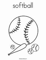 Softball Noodle Twisty sketch template