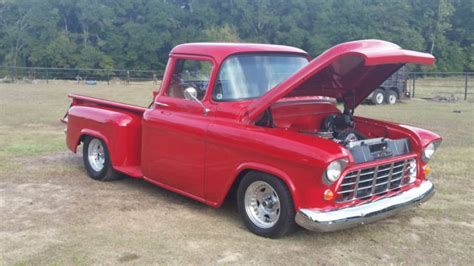 1956 Fully Restored Red Chevy Pickup For Sale In Athens Texas United