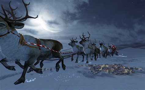 santas sleigh christmas wallpapers top  santas sleigh christmas