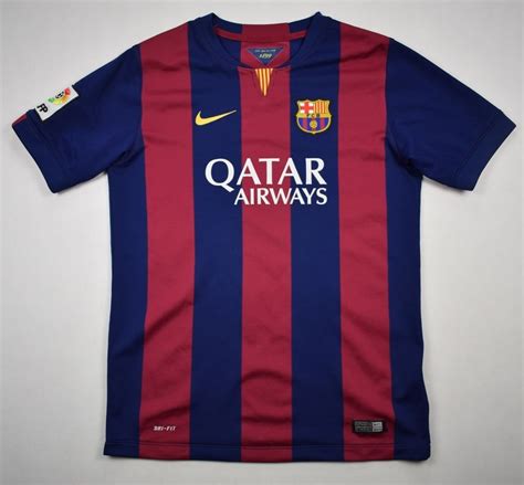 fc barcelona shirt xl boys   cm football soccer european clubs spanish