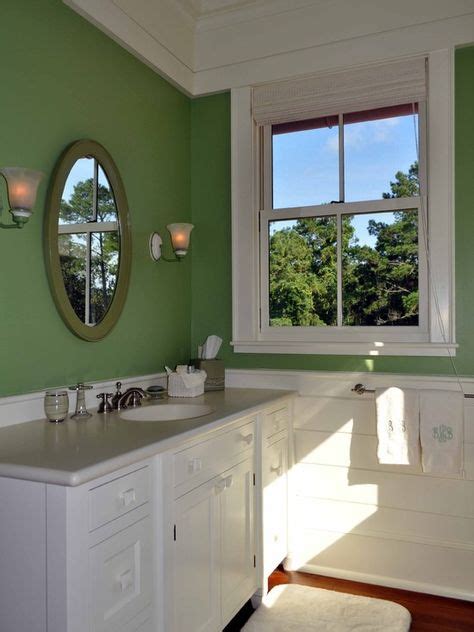 bathroom green  white design pictures remodel decor  ideas