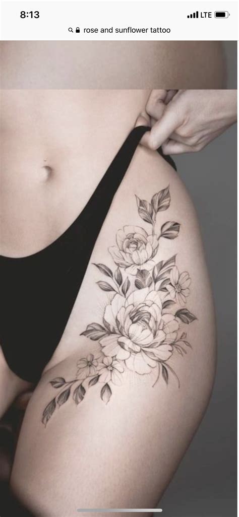 Pin By Mrs Melina S On Tatoos Hip Tattoos Women Floral Thigh Tattoos