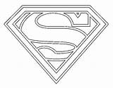 Superman Coloring Shield Pages Coloringcrew Print Book Add sketch template