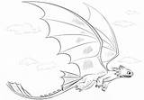 Toothless Coloring Pages Flying Kids sketch template