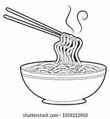 Noodles Soup 30seconds Growl Tip sketch template