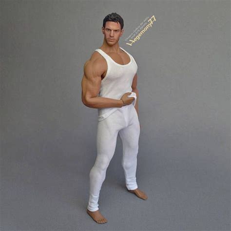 1 6th Scale Xxl White Leggings For Phicen Tbleague M34 M35 And Hot