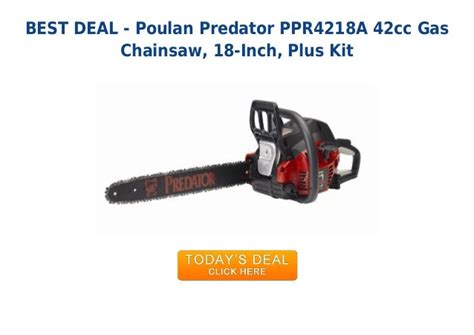 wanted poulan predator ppr  cc gas chainsaw    kit