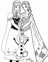 Let Go Coloring Elsa Anna Pages Getcolorings Colori Print sketch template