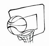 Coloring Basketball Pages Hoop Printable Goal Online Color Court Jersey Drawing Getcolorings Print Getdrawings Nba Clipartmag Colo sketch template