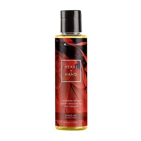 Heart Hand Entice Me Massage Oil Massage Oil Oils