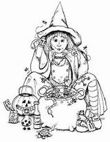 Halloween Coloring Pages Sheets Clipart Pretty Printable Digi Doodle Stamps Noir Chat Patterns sketch template