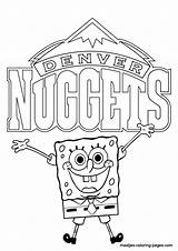 Nets Nuggets sketch template