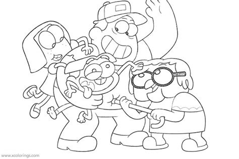 big city greens family coloring pages xcoloringscom