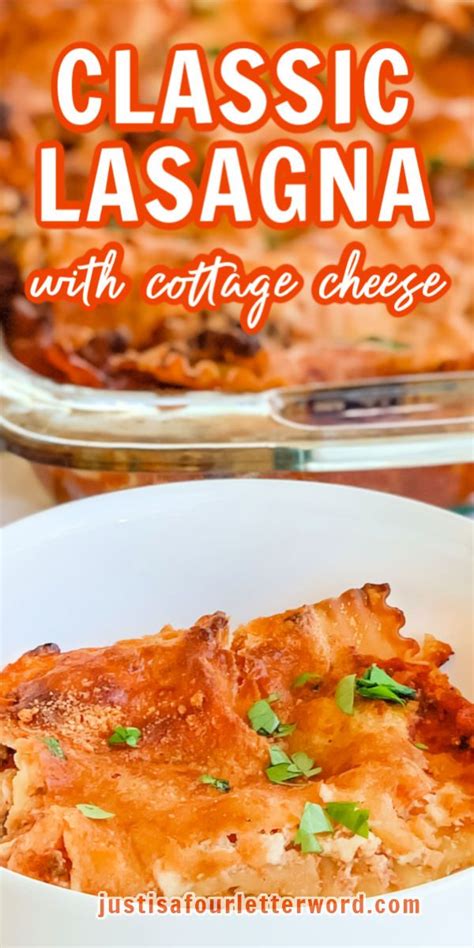 classic lasagna  cottage cheese recipe lasagna  cottage cheese cottage cheese recipes