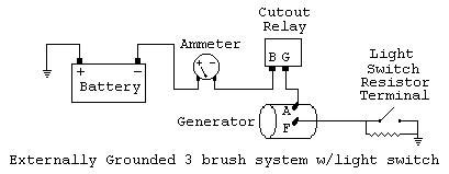 tractor  volt generator wiring diagram