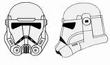 Clone Phase Trooper sketch template