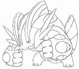 Pokemon Mega Coloriage Coloring Pages Swampert Evolution Rayquaza Evolved Colouring Color Dessin Print Pyroar Kids Boys Getcolorings Printable Imprimer Colorier sketch template