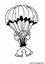 Parachute Popeye Coloring Pages Sailor 473f Flying Man Printable Color Print Clipart Clip Online Hellokids Drawings 76kb sketch template