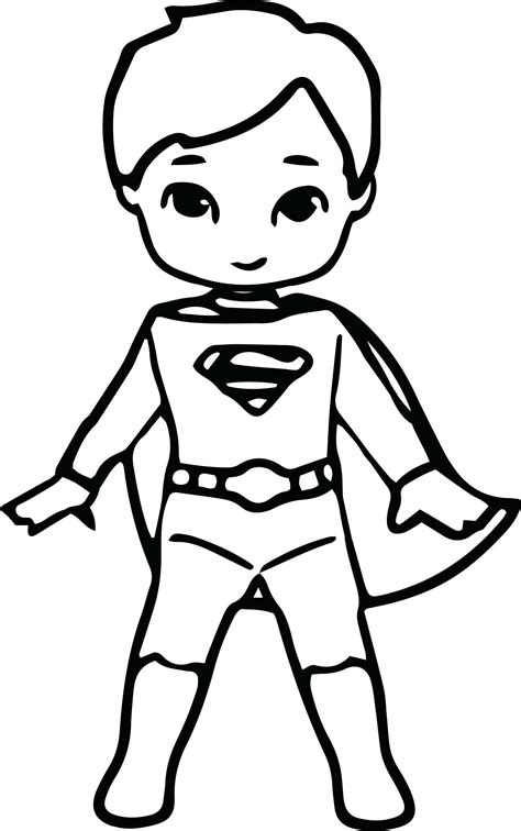 kid superhero drawing  getdrawings
