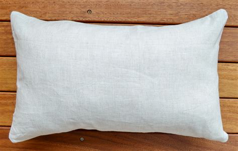 pure linen  white euro pillow cushion cover throw pillow decorative pillow