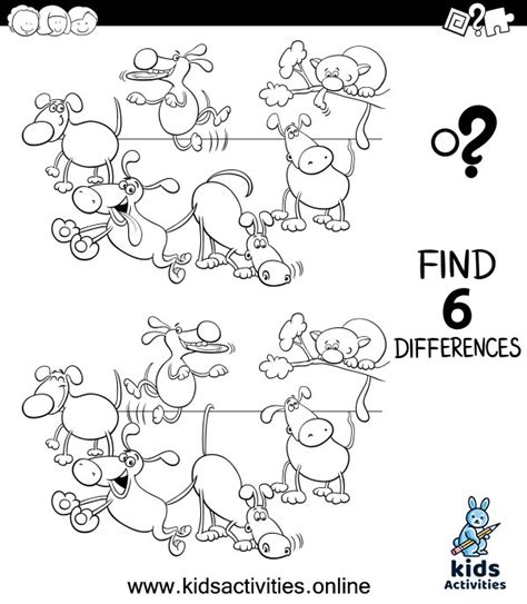 spot  difference pictures printable  kids activities