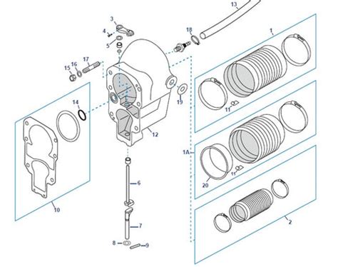 mercruiser trim cylinder parts diagram diagram resource gallery