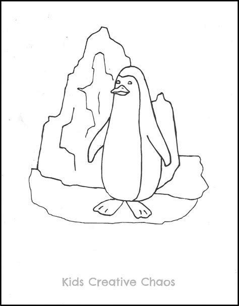 cute penguin printable coloring page  kids adventures  kids