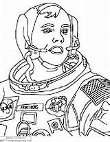 Neil Armstrong Template Coloring Pages sketch template