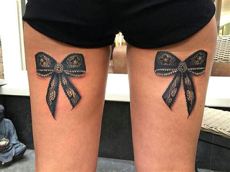 lace bow tattoo tatuajes de monos tatuajes de piernas mujeres