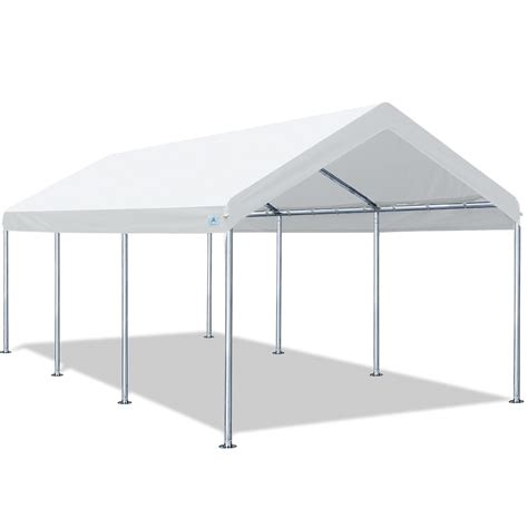 buy advance outdoor adjustable  ft heavy duty carport car canopy garage boat shelter party