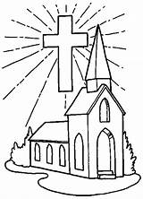 Coloring Church Going Pages Families Popular sketch template